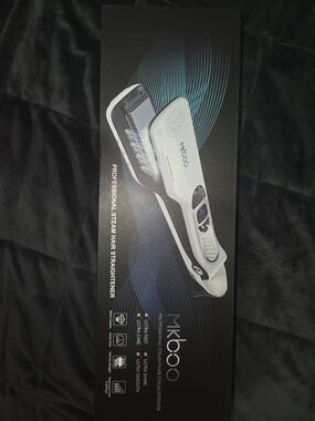 White Steam Hair Straightener - Professional Women’s Styler